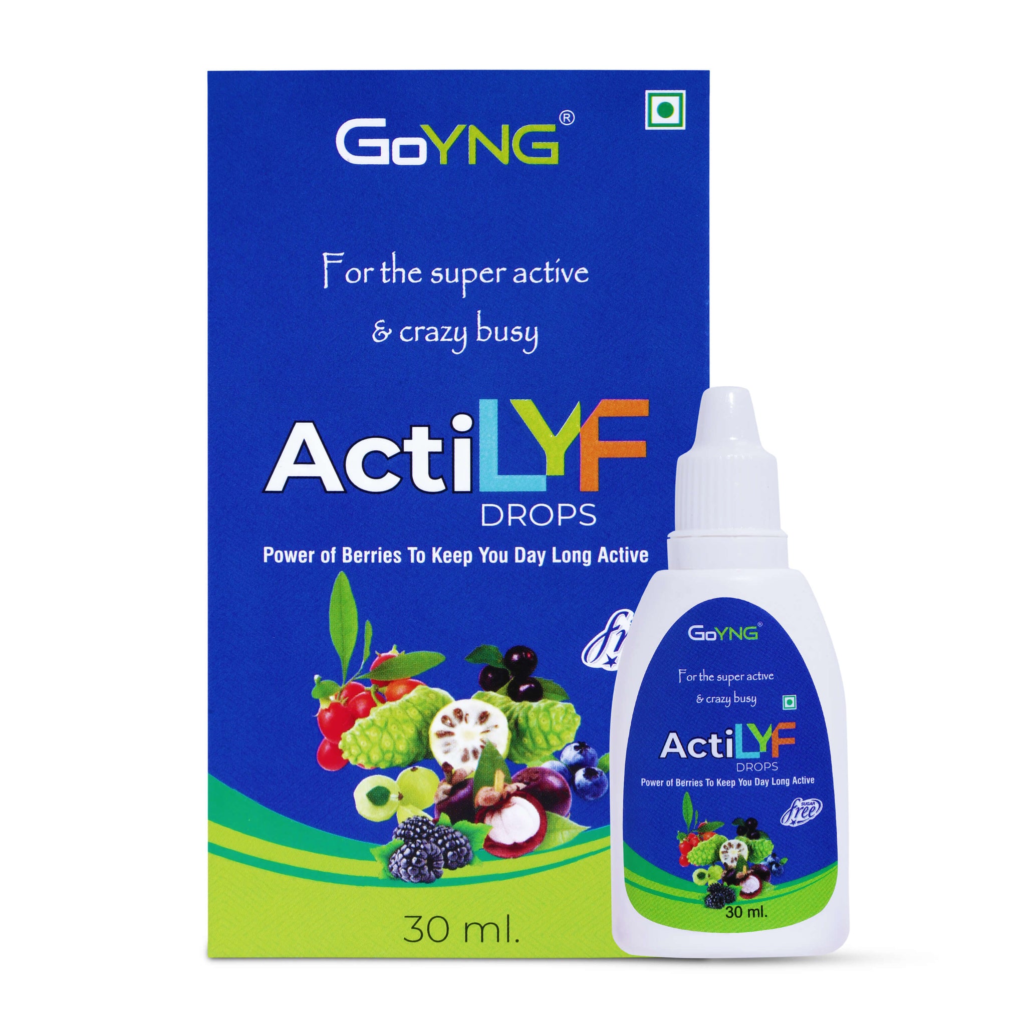 GoYNG ActiLYF Antioxidants AntiAging and Active Life Noni with Berries 30 ml drop