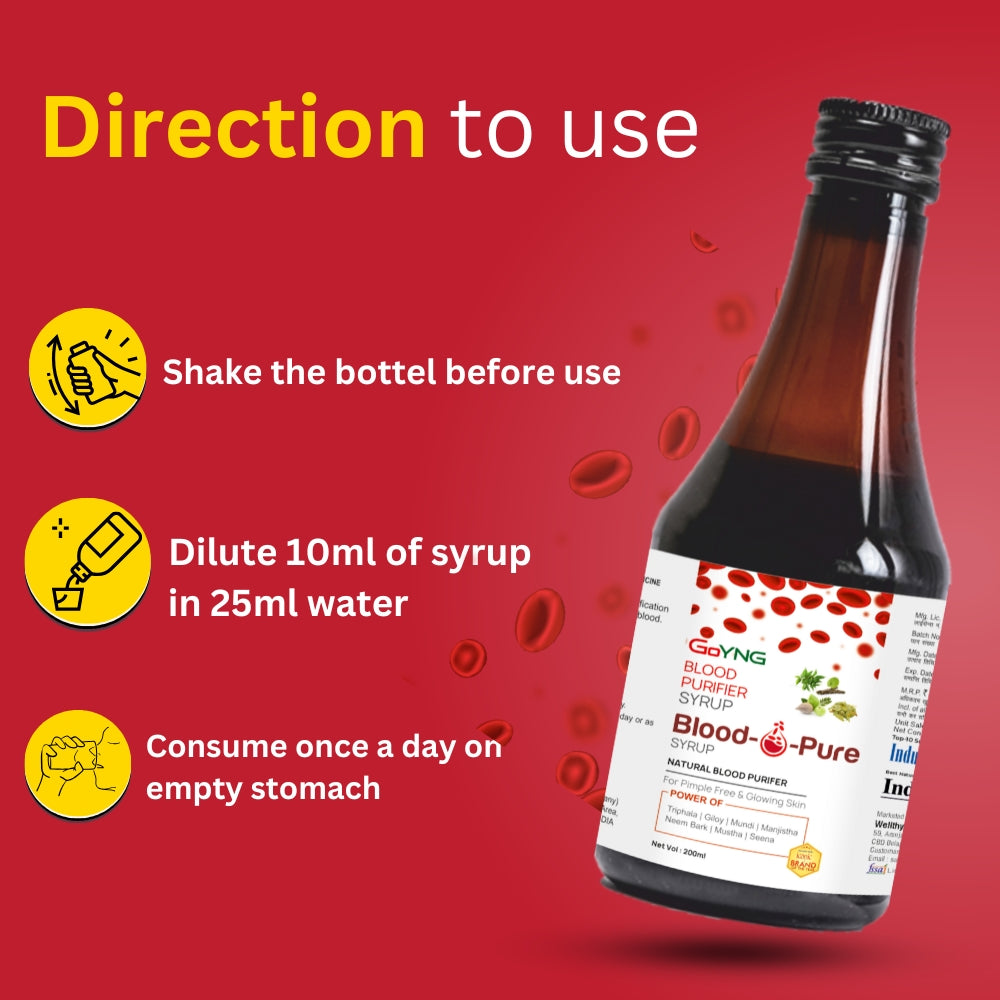 Blood-O-Pure Purify blood with effective herbs, get skin glow, energy and immunity