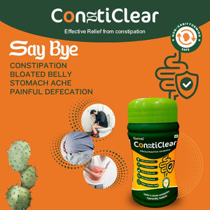ConstiClear Clear Constipation with powerful herbs, effective and non habit forming