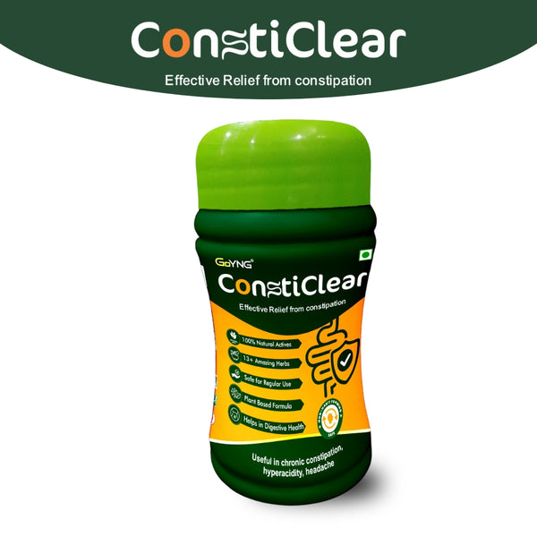 ConstiClear Clear Constipation with powerful herbs, effective and non habit forming