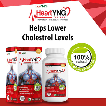 HeartYNG Keep cardiac muscle strong, safeguard from heart ailments, keep heart problems away