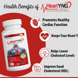 HeartYNG Keep cardiac muscle strong, safeguard from heart ailments, keep heart problems away