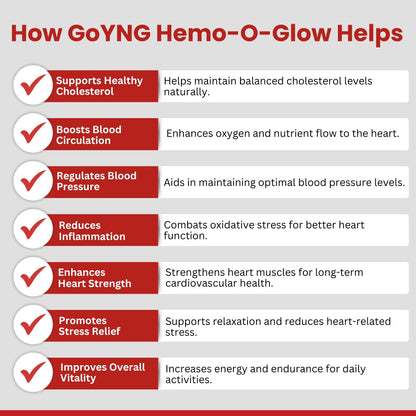 HeartYNG Keep cardiac muscle strong, safeguard from heart ailments, keep heart problems away