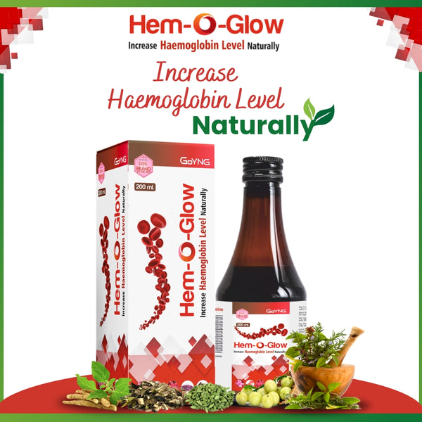 Hem-O-Glow Boosts Haemoglobin level, Enhances immunity & Promotes healthy skin