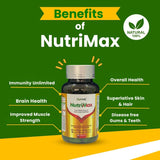 NutriMax Vitamins and Minerals Dose for Men and women pack ot 2 bottles