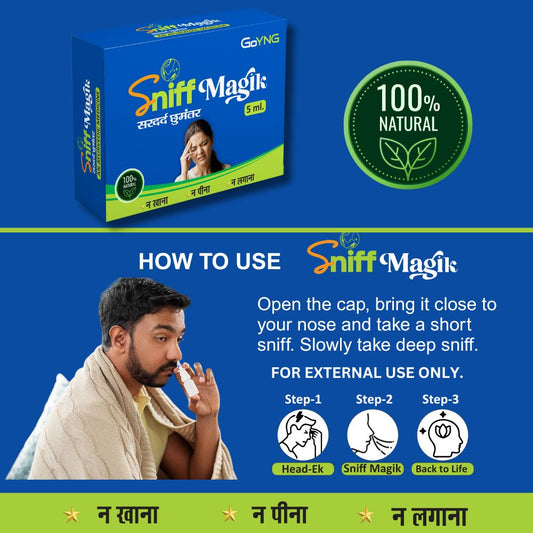 SniffMagik All natural soltion for all kinds of headaches