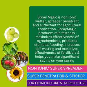 SprayMagic Agri Spray - Non ionic Super Spreader, penetrator.