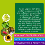 SprayMagic Agri Spray - Non ionic Super Spreader, penetrator.