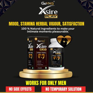 XSire Play Holistic solution for sexual wellness and pleasure