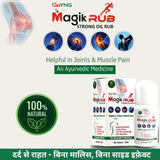 MagikRub Strong Oil Rub for joint pain, knee pain 50ml rollon pack.