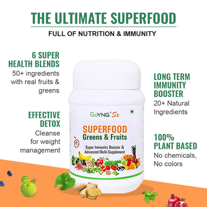 Shaker Bottle Free With GoYNG Sx Superfood 50+ Greens & Fruits