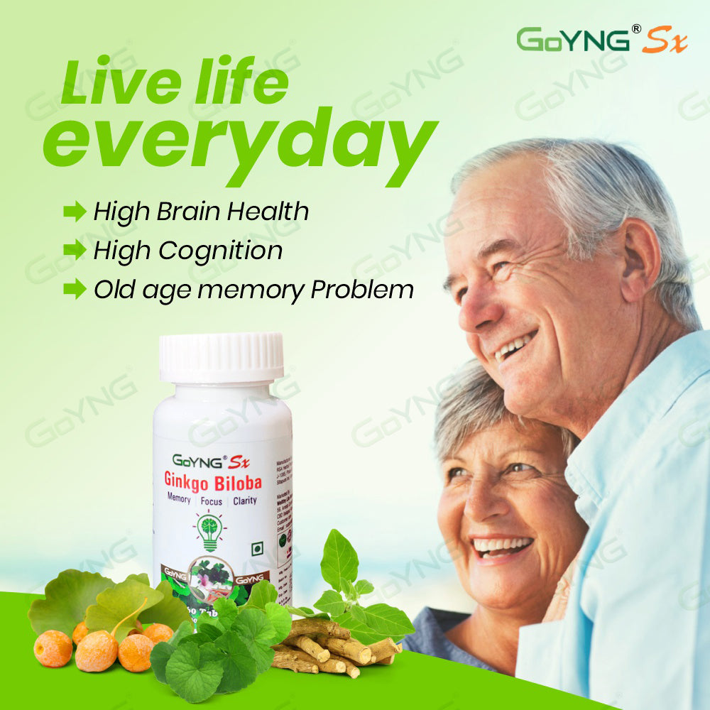 GoYNG Sx Ginkgo Biloba 60 veg tabs