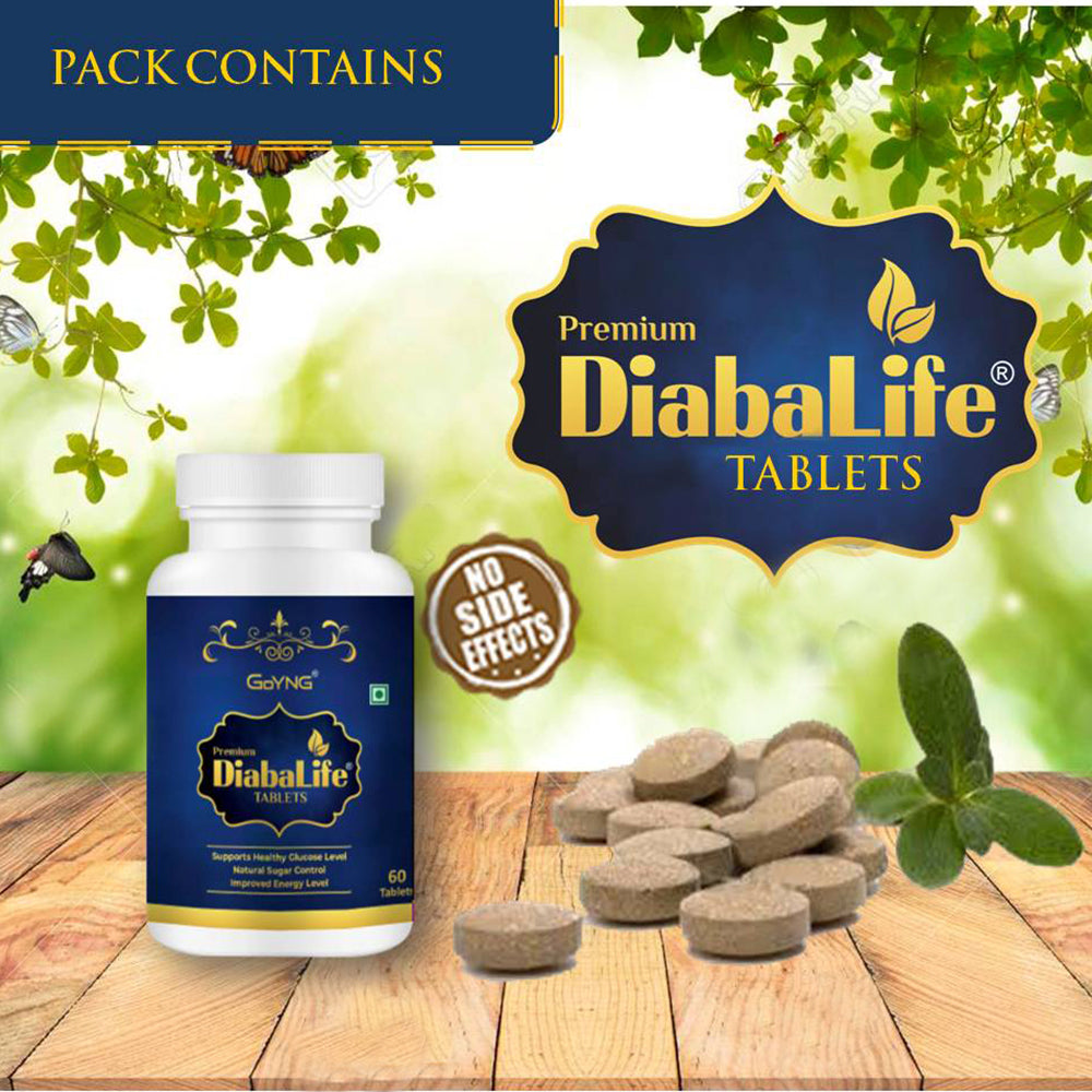 GoYNG DiabaLife Natural Diabetes Care Pack (1 ltr Syrup + 60 tablets)