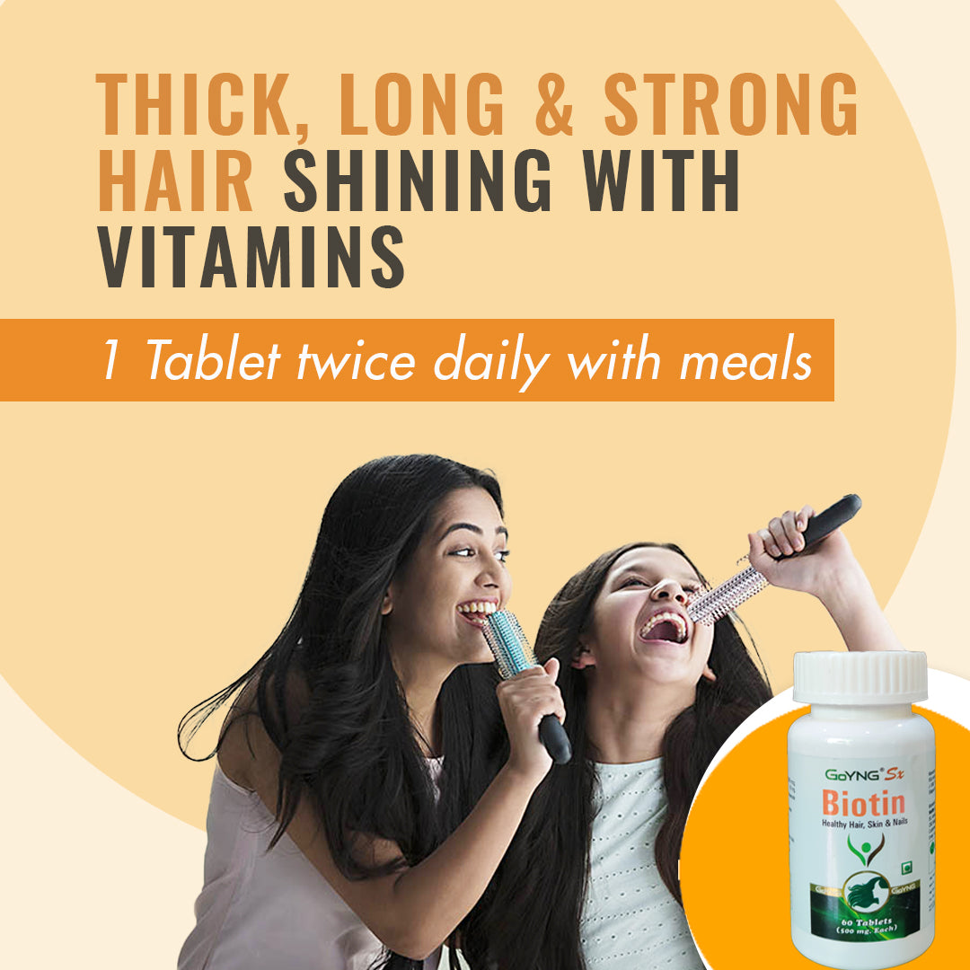 Biotin supplement for people who want healthy hair