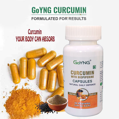 GoYNG Curcumin Bioavailable formula with Piperine