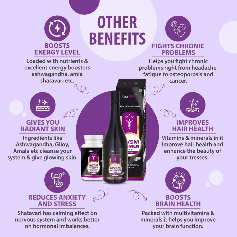 GoYNG Awsm Women- rated best natural supplement for women in India