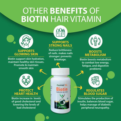 Biotin supplement for people who want healthy hair