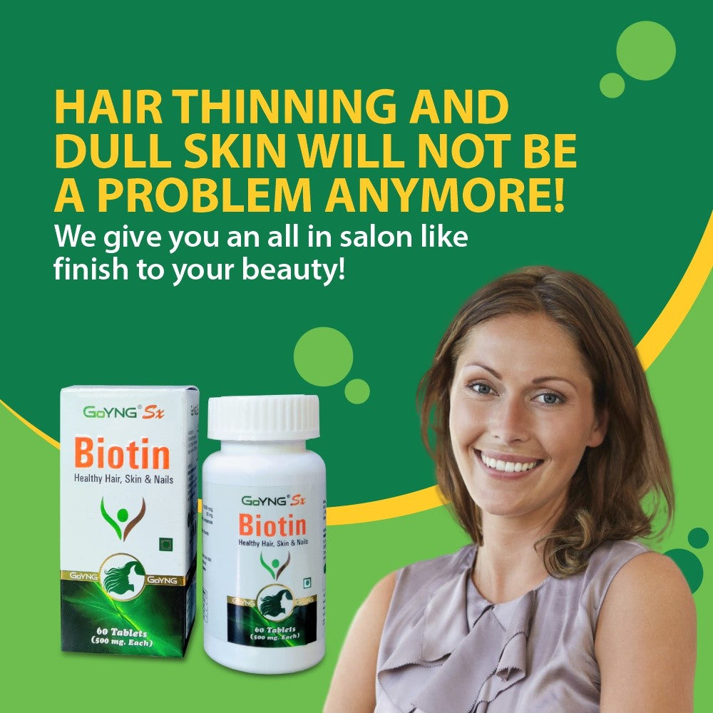 Biotin supplement for people who want healthy hair