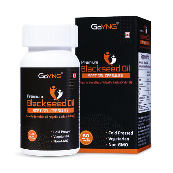 GoYNG Coldpressed Blackseed Oil Capsules (3X Potency)