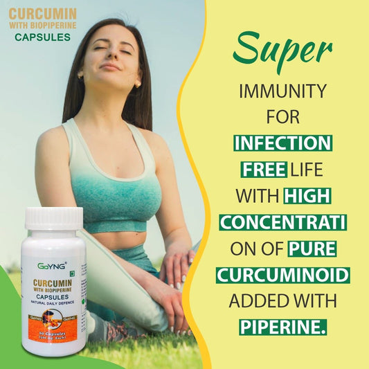 GoYNG Curcumin Bioavailable formula with Piperine