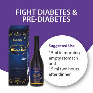 GoYNG DiabaLife Natural Diabetes Care Pack (1 ltr Syrup + 60 tablets)