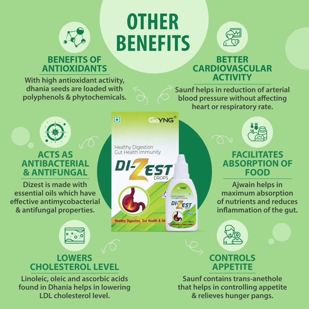 Goyng Dizest Ajwain Saunf Dhania (Natural Drops For Digestive Health)