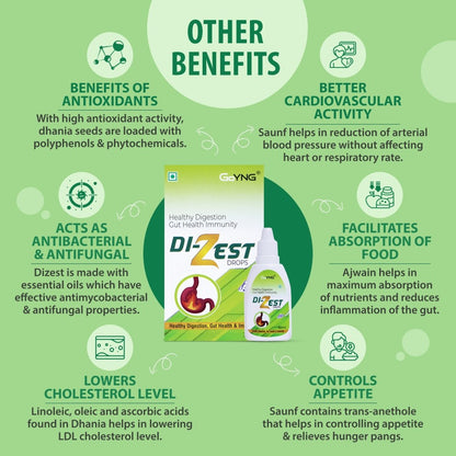 Goyng Dizest Ajwain Saunf Dhania (Natural Drops For Digestive Health)