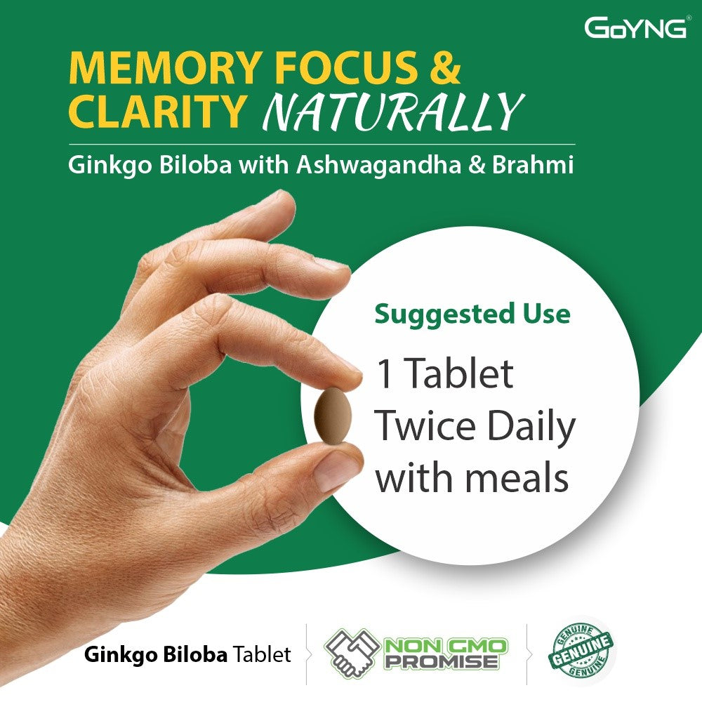 GoYNG Sx Ginkgo Biloba 60 veg tabs