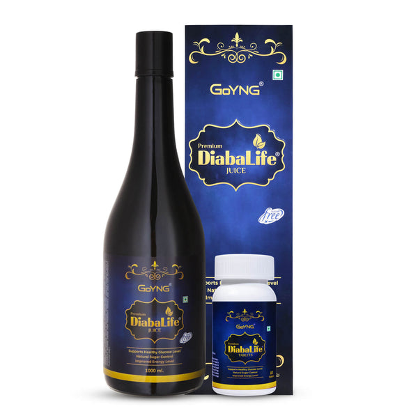 GoYNG DiabaLife Natural Diabetes Care Pack (1 ltr Syrup + 60 tablets)