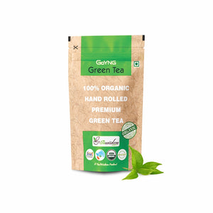 GoYNG Handrolled Organic Green Tea Leaves 50g Pouch