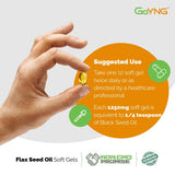 GoYNG Plant Based Omega3 Multi (flax seed oil with Vegan Omega-3, Plant Vitamins), 30 Capsules