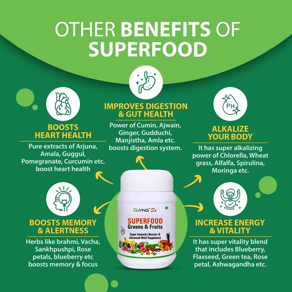 Superfood supplement benefits