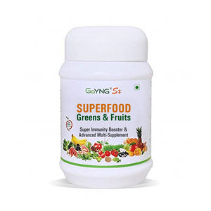 GoYNG Superfood Greens & Fruits (With Chlorella Spirulina) - the best-rated superfood supplement in India