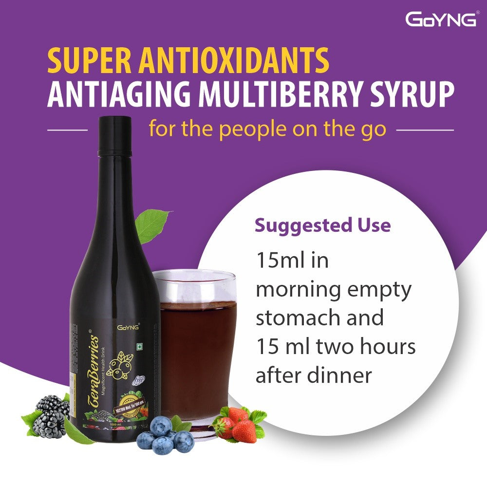 TeraBerries with 16 berries Antioxidant power Syrup 1 ltr